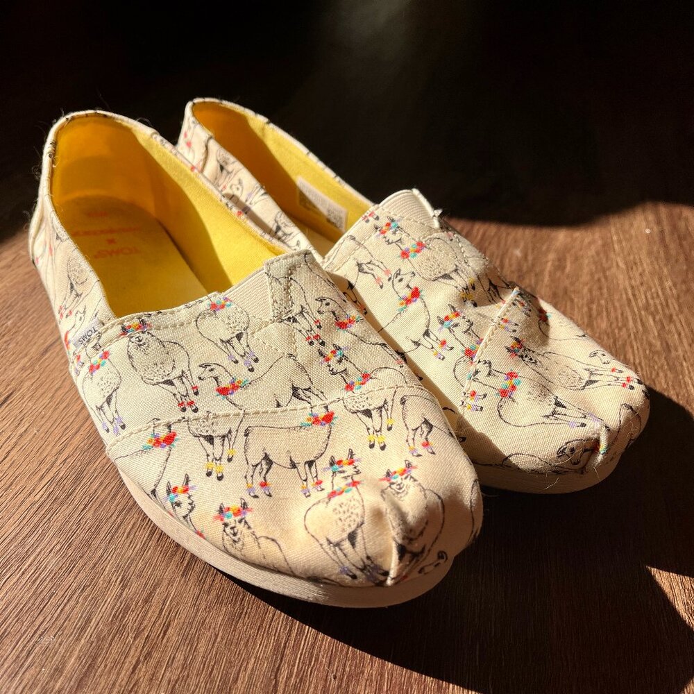 TOMS Llama Alpargata Women's Shoes (new)